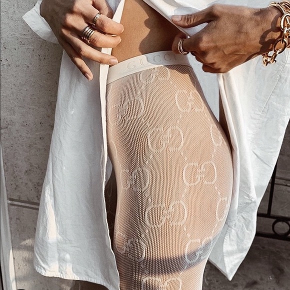 gucci white tights
